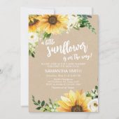 Rustikale Blütendusche Einladung (Vorderseite)