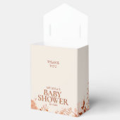 Rustikale Blütendusche Herbst Baby Geschenkschachtel (Geöffnet)