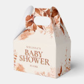 Rustikale Blütendusche Herbst Baby Geschenkschachtel (Vorderseite)