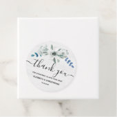 Rustikale Blütendusche Wasserfarben Babydusche Dan Geschenkanhänger (Beispiel)