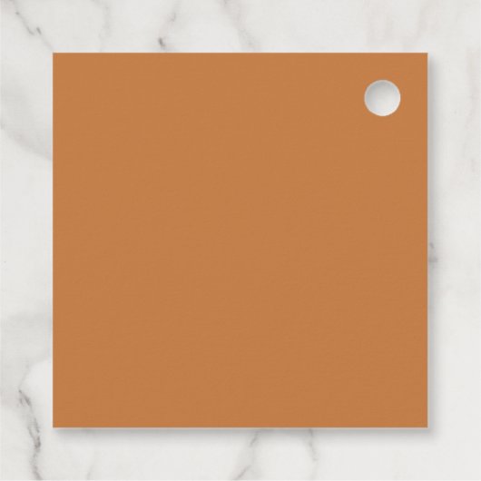 Rustikale Blütenelegante Braut + Bräutigam | Gift Geschenkanhänger (Rückseite)