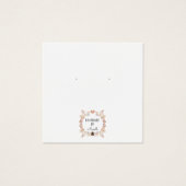 Rustikale Blütenerringerverschlusskarte (Vorderseite)