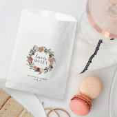 Rustikale Blütenhochzeit Geschenktütchen