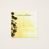 Rustikale Blütenkarte Boho Ohrstöcke (Vorderseite)