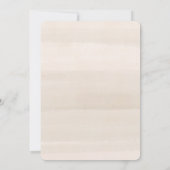 Rustikale Blütenkarte Save the Date (Rückseite)