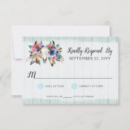 Rustikale Blütenkuh — Bohemische Hochzeit — RSVP