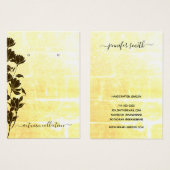 Rustikale Blütenmelokarte Boho Ohrringe (Vorne & Hinten)