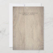 Rustikale Blütenpink-Blütenhochzeit (Rückseite)