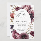 Rustikale Blütenreichweite Weibliches Brautparty Einladung (Vorderseite)