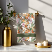 Rustikale bohemianische Weihnachtszeit Geschirrtuch