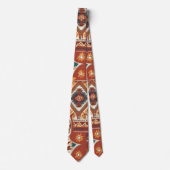 Rustikale Bohemische Arrow & Floral Neck Tie Krawatte (Vorderseite)
