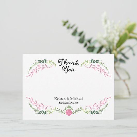 Rustikale Bohemische Frühjahrsfolienfeier (Stehend Vorderseite)