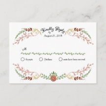 Rustikale Bohemische Herbstblumenzeremonie