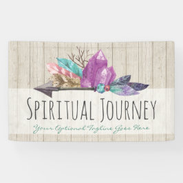 Rustikale Bohemische Kristalle u. Banner