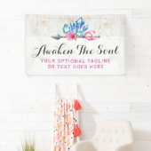 Rustikale Bohemische Kristalledelsteine u. Banner (Insitu)