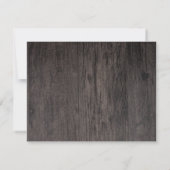 Rustikale Bohemische String Lights Save the Date f (Rückseite)