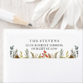Rustikale Boho Animals Watercolor Foliage Hochzeit (Insitu)