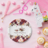 Rustikale Boho Blumendusche Tee Party 7" Platten Pappteller (Party)