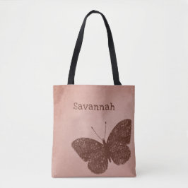 Rustikale Boho Brown Butterfly-Tasche Tasche