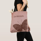 Rustikale Boho Brown Butterfly-Tasche Tasche (Von Nahem)