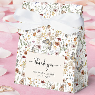 Rustikale Boho Dankeschön Geschenkschachtel