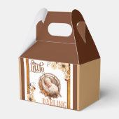 Rustikale Boho Floral Baby Dusche Geschenkschachtel (Vorderseite)