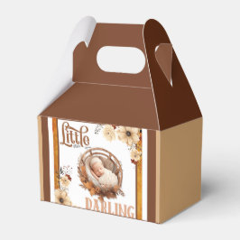 Rustikale Boho Floral Baby Dusche Geschenkschachtel