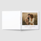 Rustikale Boho-Foto-Hochzeit Gästebuch (Voll)