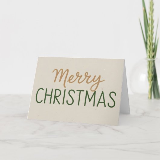Rustikale Boho Frohe Weihnachten (Vorderseite)