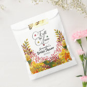 Rustikale Boho Herbstblütenhochzeit fällt in Liebe Geschenktütchen (Versiegelt)