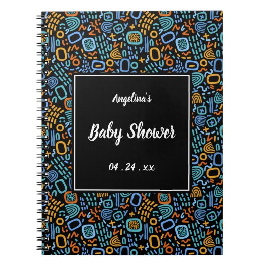 Rustikale Boho Icon-Geschenkliste Notizblock (Vorderseite)