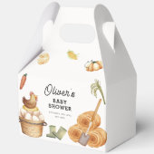 Rustikale Boho KinderBaby-Dusche auf der Bauernhöf Geschenkschachtel (Vorderseite)