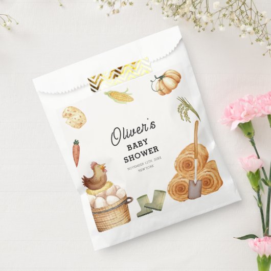 Rustikale Boho KinderBaby-Dusche auf der Bauernhöf Geschenktütchen (Versiegelt)