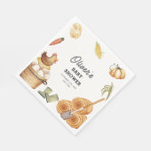 Rustikale Boho KinderBaby-Dusche auf der Bauernhöf Serviette (Ecke)