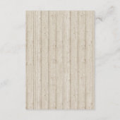 Rustikale Boho-Pfeile und Blumendetails / Richtung Begleitkarte (Rückseite)