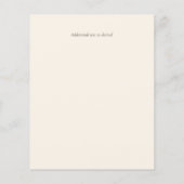 Rustikale BOHO Sonnenblumen Grüne Hochzeit (Rückseite)