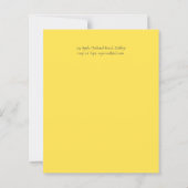 Rustikale BOHO Sonnenblumen Grüne Hochzeit (Rückseite)