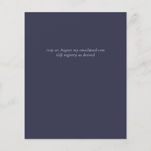 Rustikale BOHO Sonnenblumen Grüne Hochzeit (Rückseite)