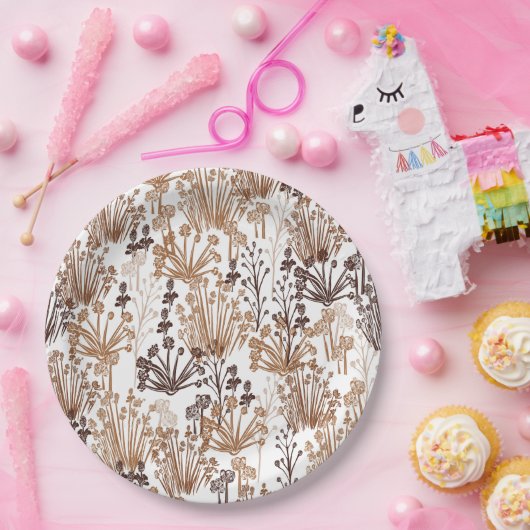 Rustikale Boho Thorn & Thistle Outdoorsy Pappteller (Party)