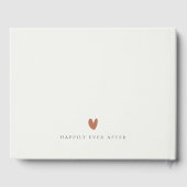 Rustikale Boho Watercolor Wüste Landschaft Hochzei Gästebuch (Rückseite)