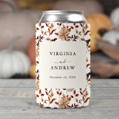 Rustikale Boho Wildblume Wedding Can Cooler Dosenkühler