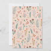 Rustikale Boho-Wildblumen Hochzeiten von Tischnumm (Rückseite)