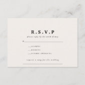 Rustikale bordeauxrote Hochzeit der Marine RSVP Begleitkarte (Rückseite)