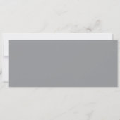 Rustikale Bordkarte Hochzeitsticket Einladung (Rückseite)