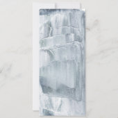 rustikale Botanics Hochzeitsessen Menü Einladung (Rückseite)