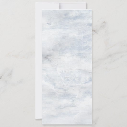 rustikale Botanics Hochzeitsessen Menü Einladung (Rückseite)