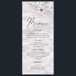 rustikale Botanics Hochzeitsessen Menü Einladung<br><div class="desc">Unsere traumhafte Blumenkollektion bietet Acrylpinselstriche in Blau und Himmelblau mit grauen Blattbildern, die romantische Gefühle für alle Gegenstände bringen, die sich über Hochzeitsbedürfnisse, Bürobedarf und persönliche Gegenstände verteilen.</div>