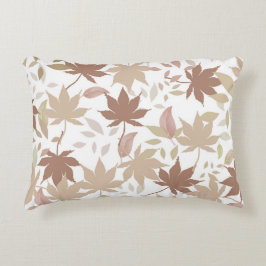 Rustikale Botanische Ahornmöbel Blätter Pattern Ge Dekokissen