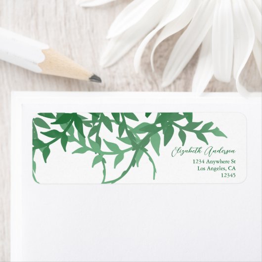 Rustikale Botanische Blätter Hochzeit (Insitu)