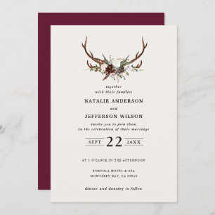 Rustikale, botanische, blumengeschmückte und jugen save the date